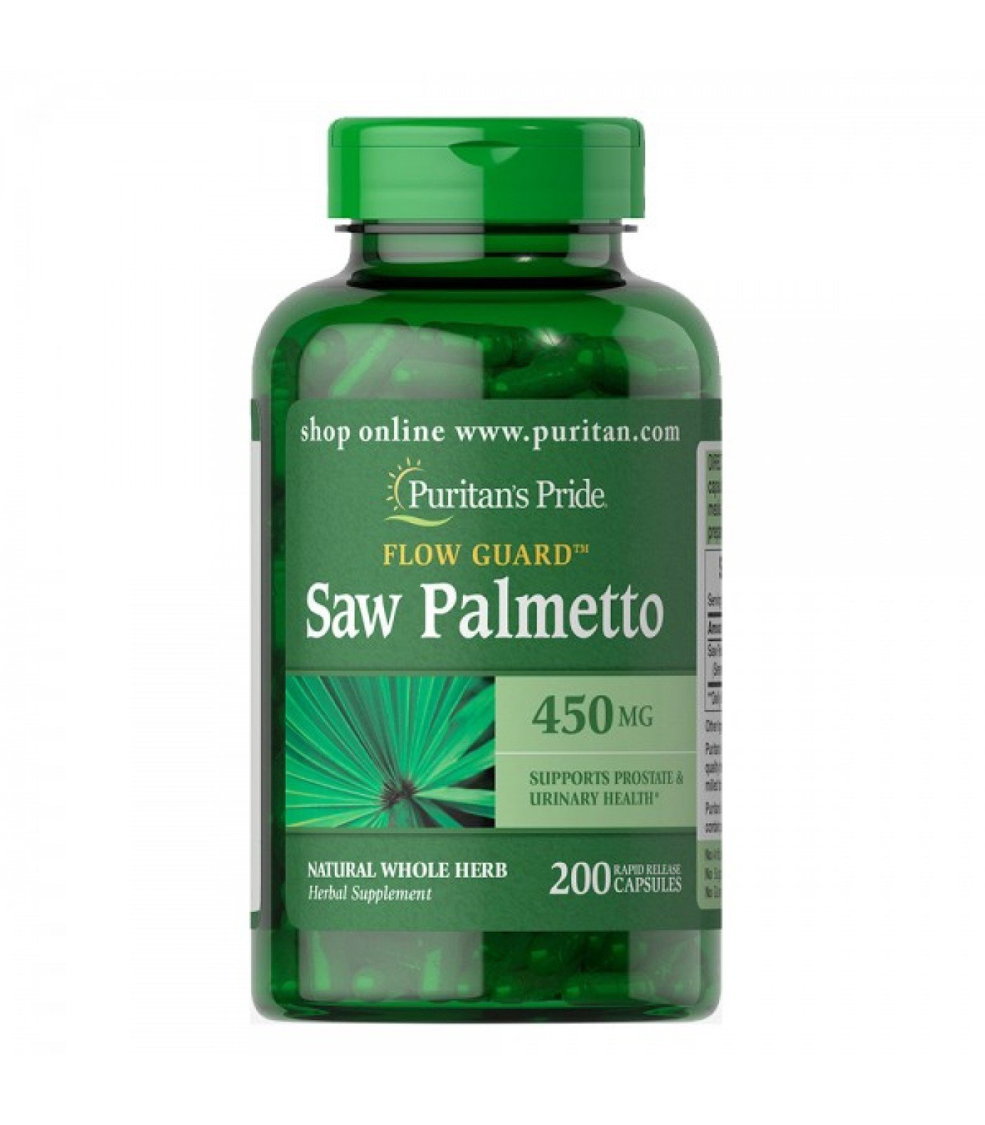 Puritan's Pride - Saw Palmetto / 450 мг - 100 капсули​